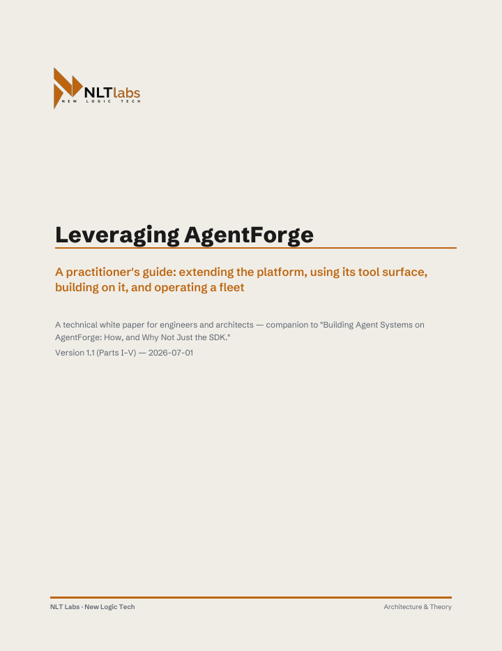 Cover of Leveraging AgentForge
