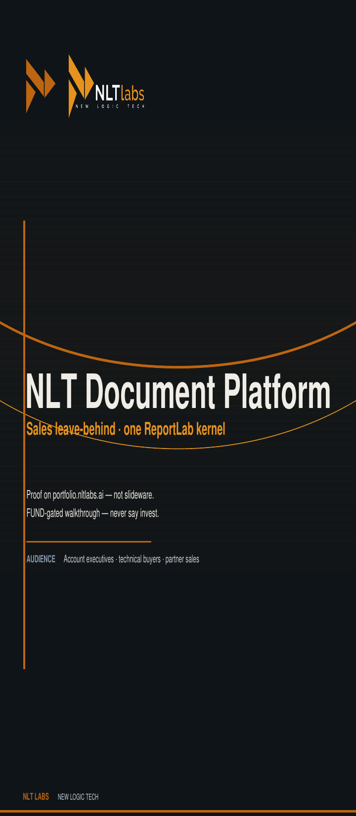 Preview of NLT Document Platform Sales Sheet PDF